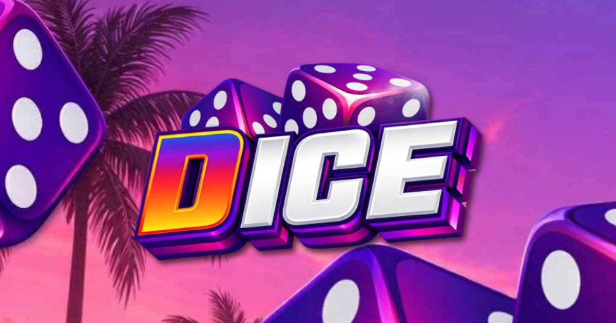 Main hero banner showing Dice Casino PH welcome offer and a button to register